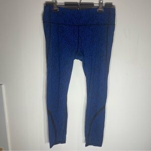 Lululemon Athletica Blue and Black Leggings